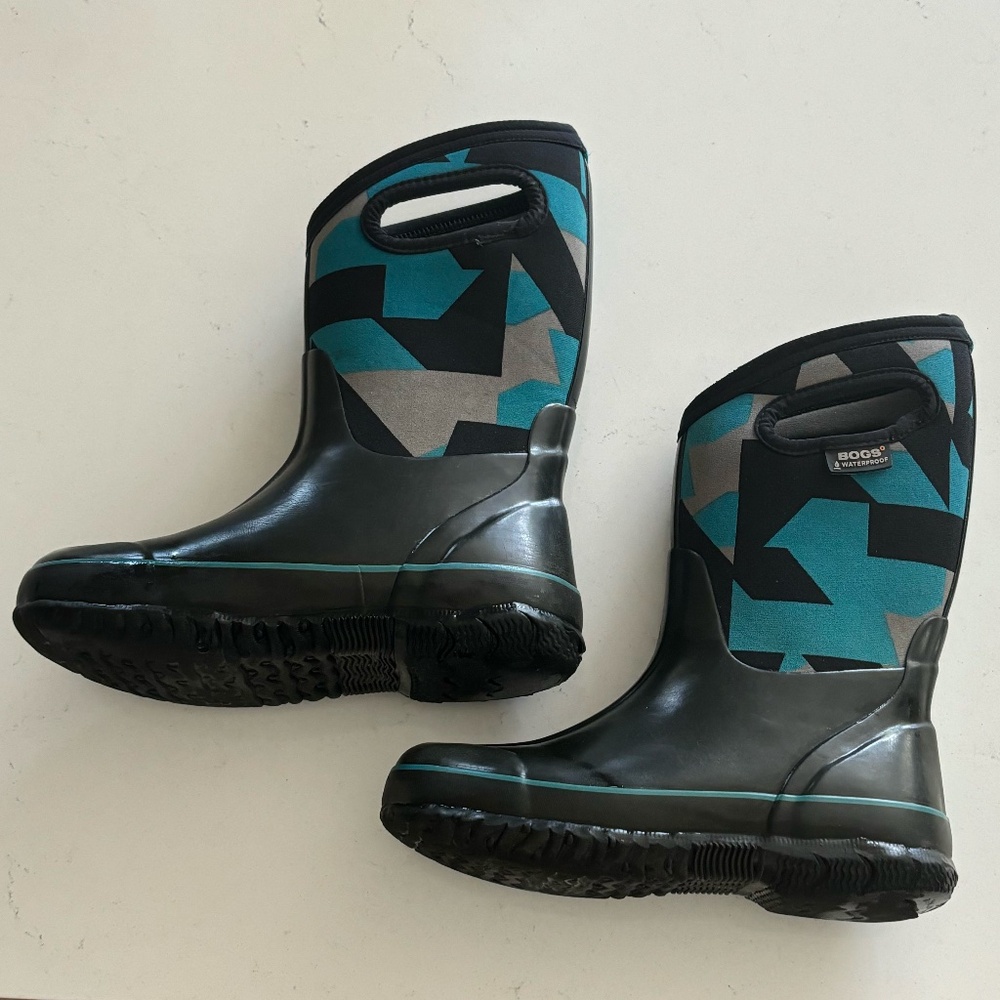 Bogs Kids Classic Geo Print Rain Boots - 3